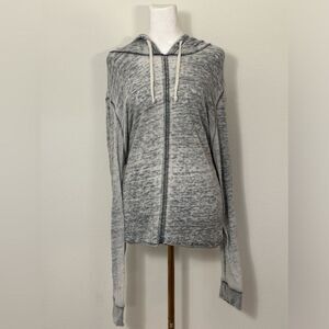Alternative Gray Vintage Wash Hoodie Women’s Size Large